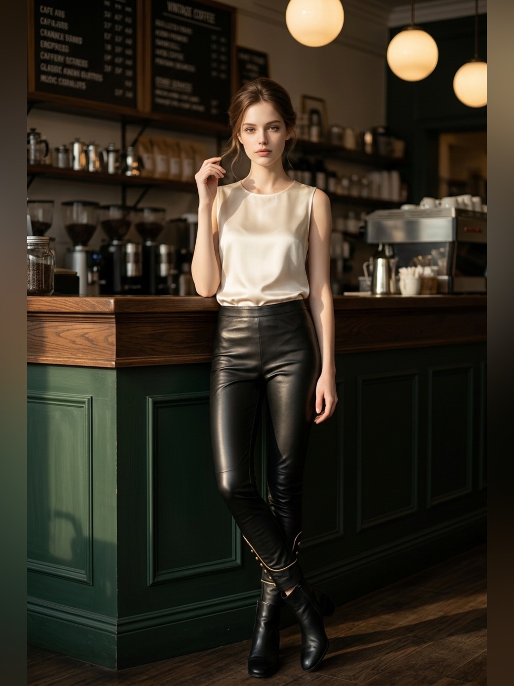 NWT Pinko Leather
Leggings IT 44